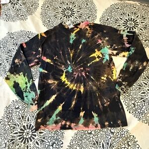 My hand made multi Tie-Dye Long Sleeve Top